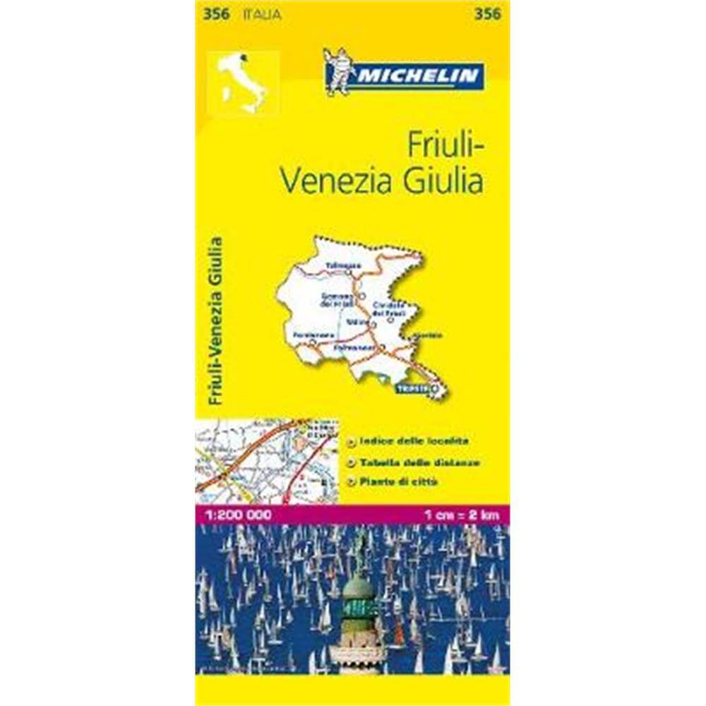 Friuli Venezia Giulia - Michelin Local Map 356